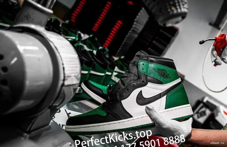 READY RETAIL Jordan MATERIALS Retro Pine GOD Green SHIP PK 1 TO High 0506